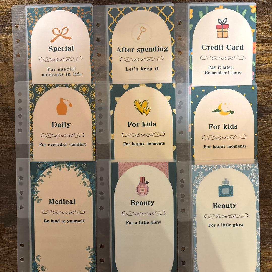 韓国　saving 選べるリフィル｜封筒貯金・家計管理