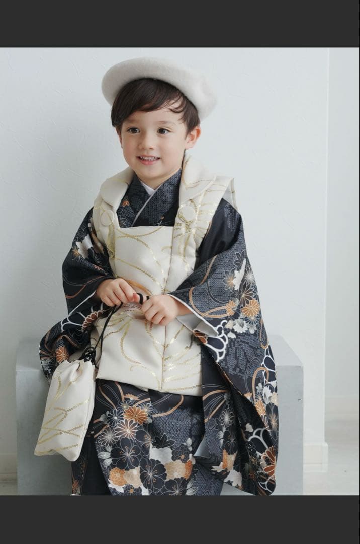 ひよこ商店　utatane 七五三　男の子　三歳　着物