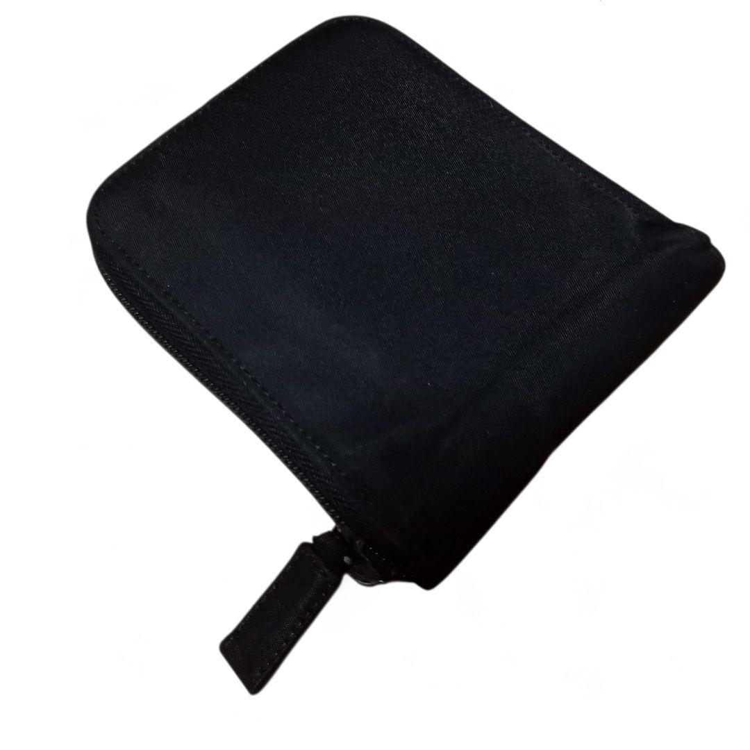 PRADA プラダ M521テスートナイロン 二つ折り布 黒