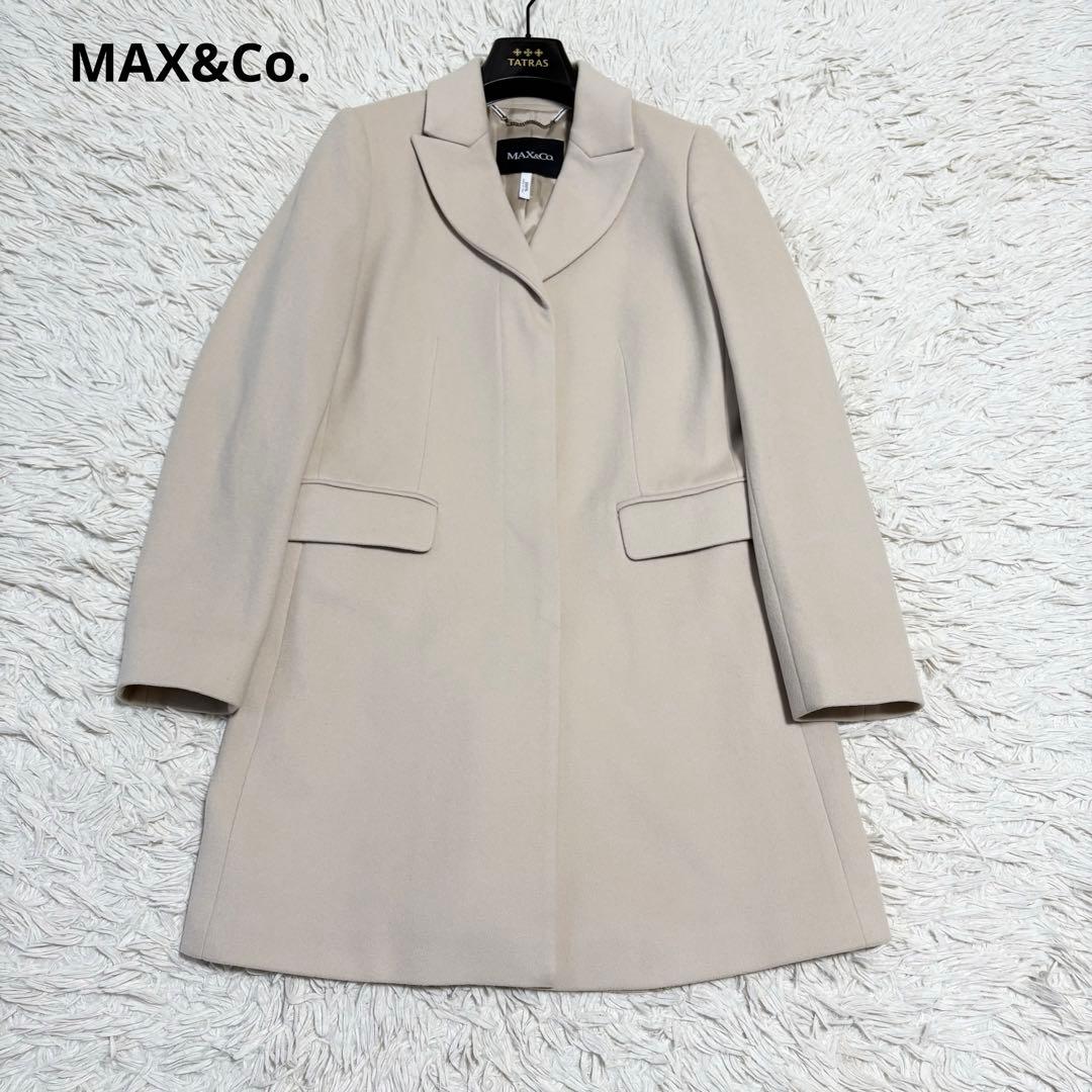 近年モデル✨美品 MaxMara MAX&Co チェスターコート カシミヤ 40