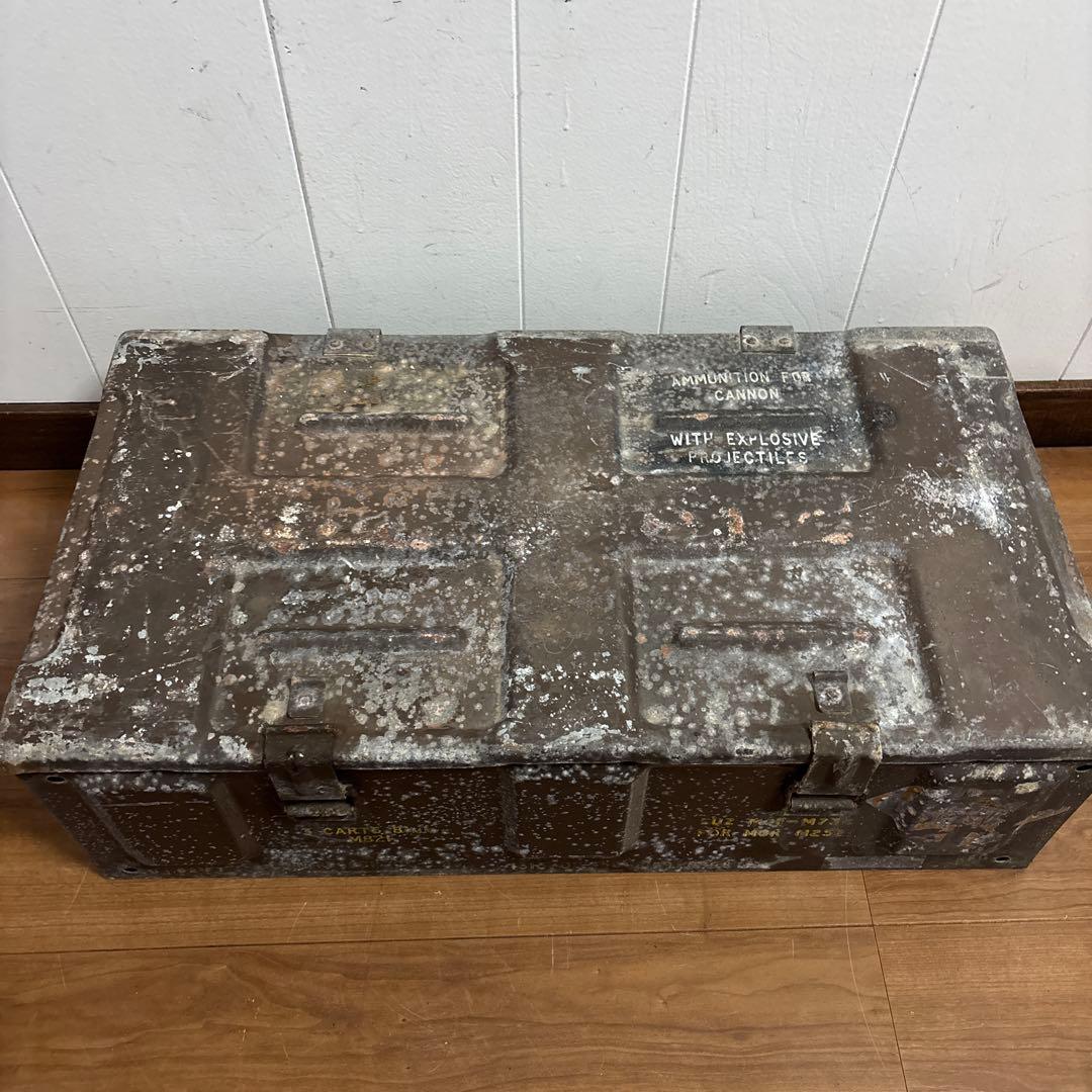 米軍　実物　迫撃砲　AMMO BOX 弾薬箱ミリタリーケース　送料無料