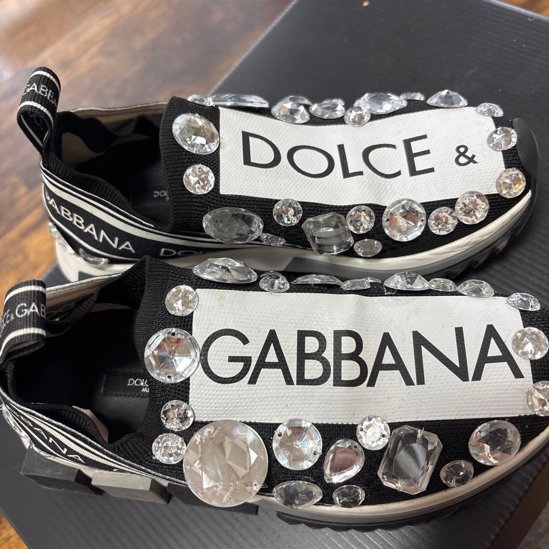 DOLCE&GABBANA サイズ22.5から23.0 キラキラスニーカー