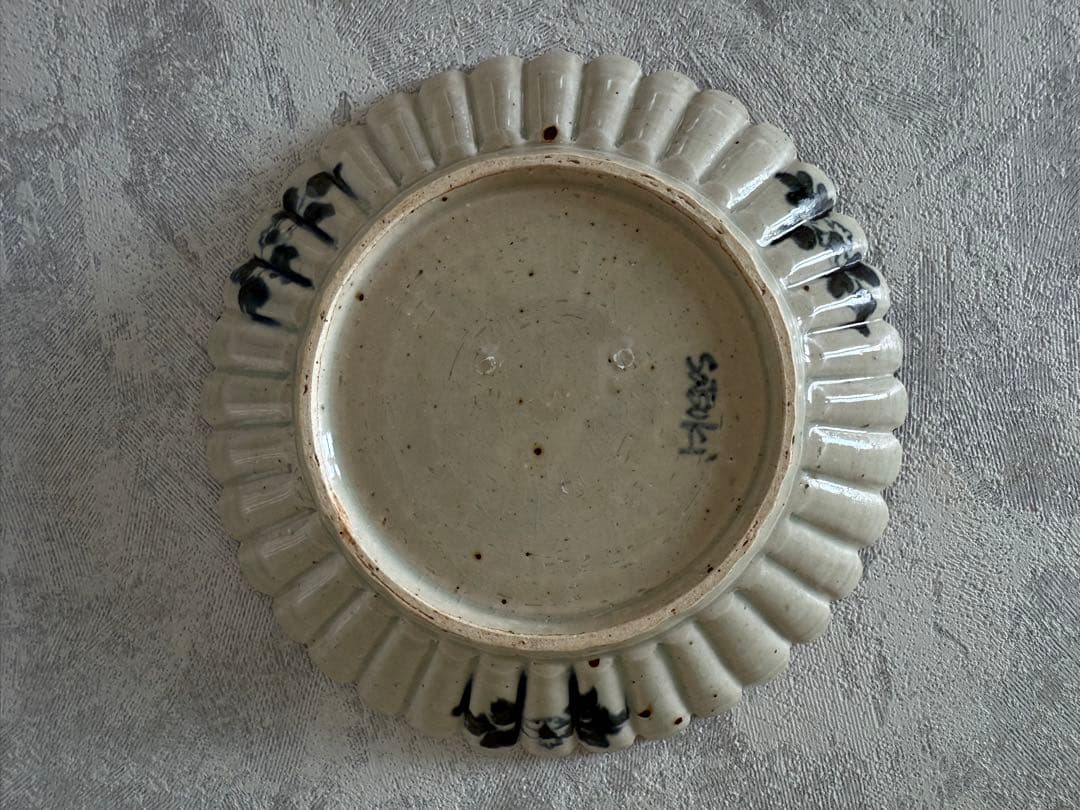 岡さつき　輪花皿