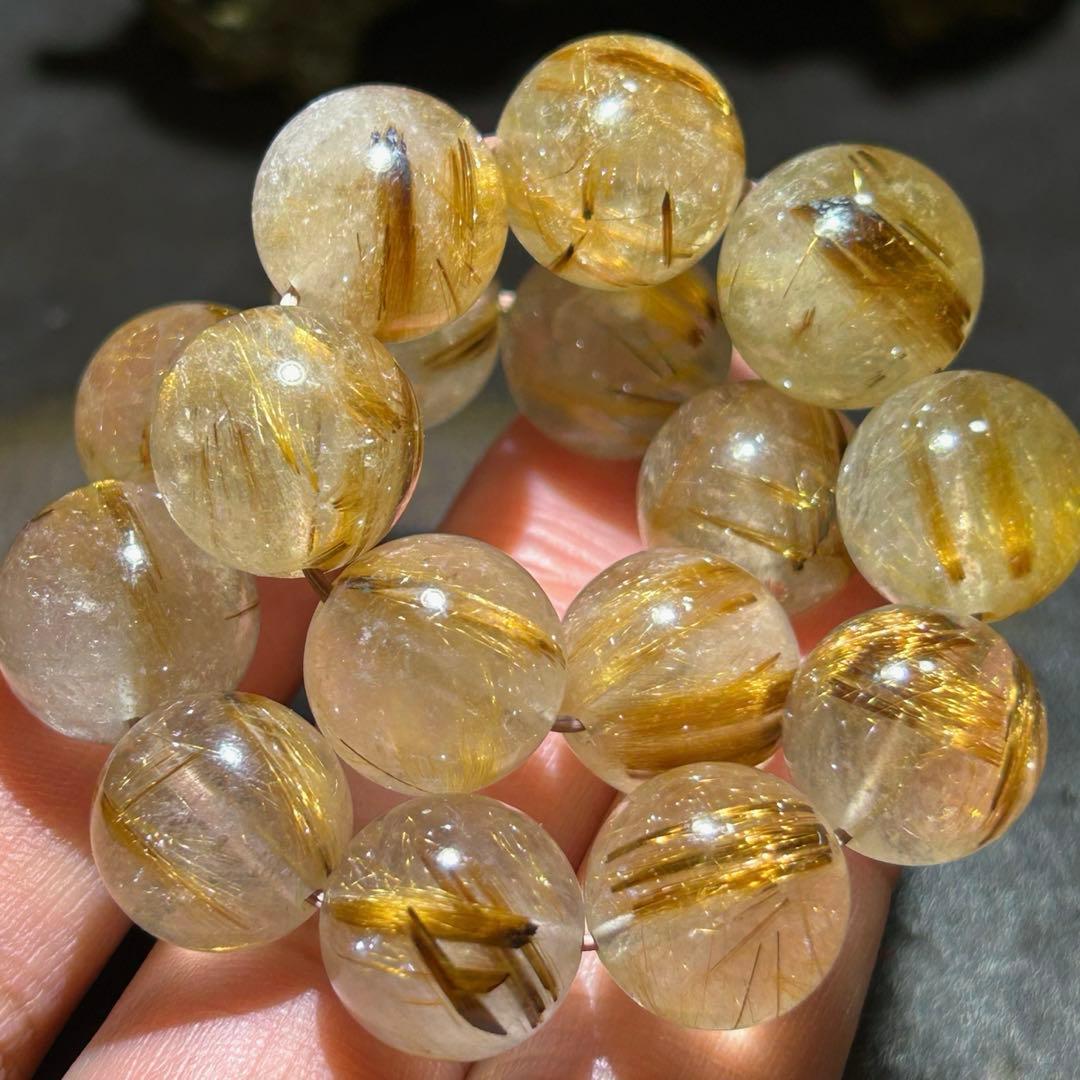 ☆ta様！キャッツアイ　タイガー タイチン　ルチル ブレス！福徳大黒秘宝②大粒