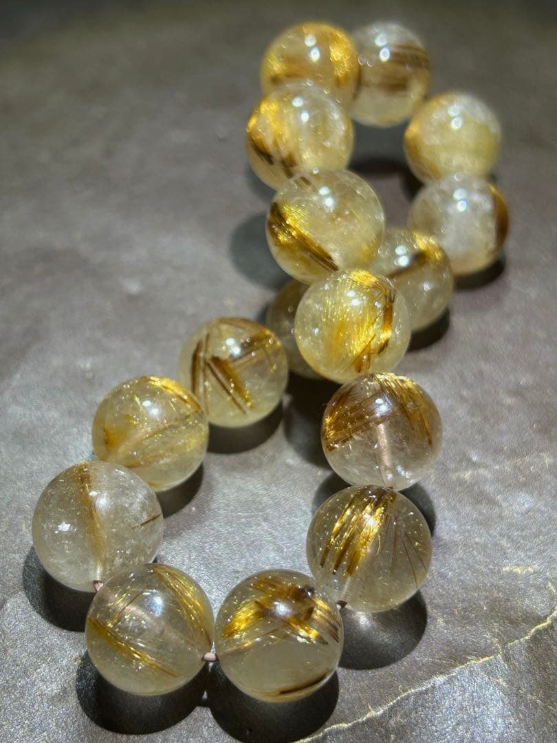 ☆ta様！キャッツアイ　タイガー タイチン　ルチル ブレス！福徳大黒秘宝②大粒