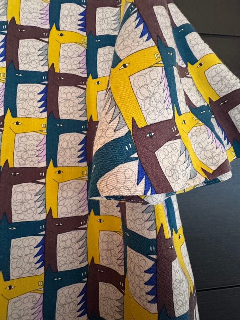 ミナペルホネン 40 ワンピース 馬柄