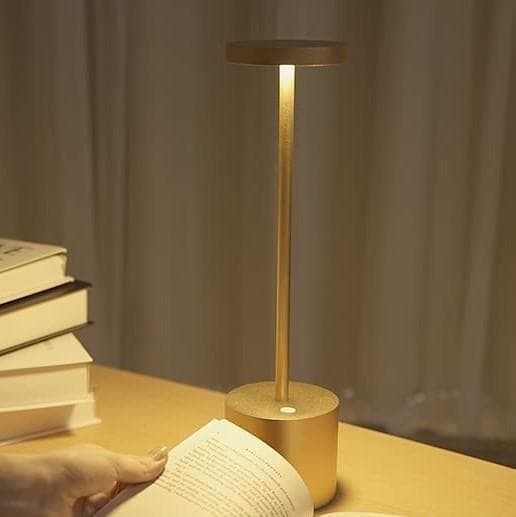 LAC☆Sunflower 海外輸入品 ゴールド テーブルランプ 充電式