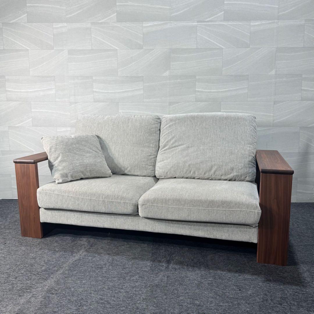 ニトリ 2人掛け ソファ ネムス 木製フレーム ファブリック 人気 d4591