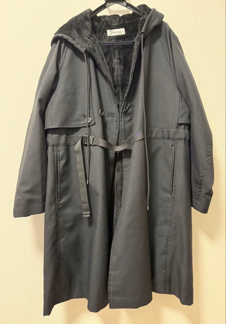 prasthana Afield Coatアフィールドコート\"ブラック\"