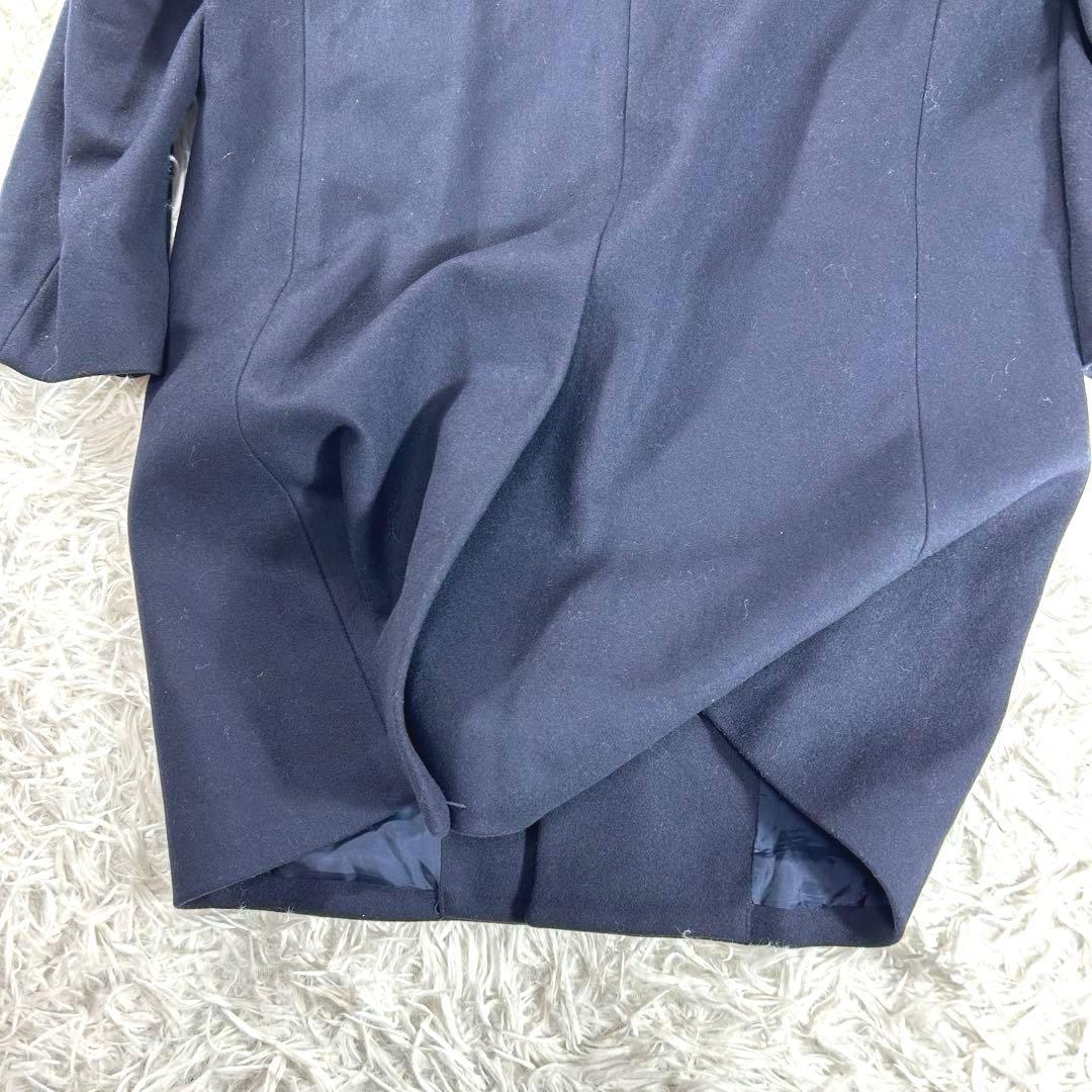 未使用✨theory 現行　BELVIN スタンドカラーコート　M 紺