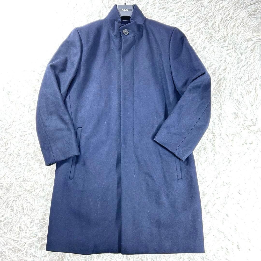 未使用✨theory 現行　BELVIN スタンドカラーコート　M 紺