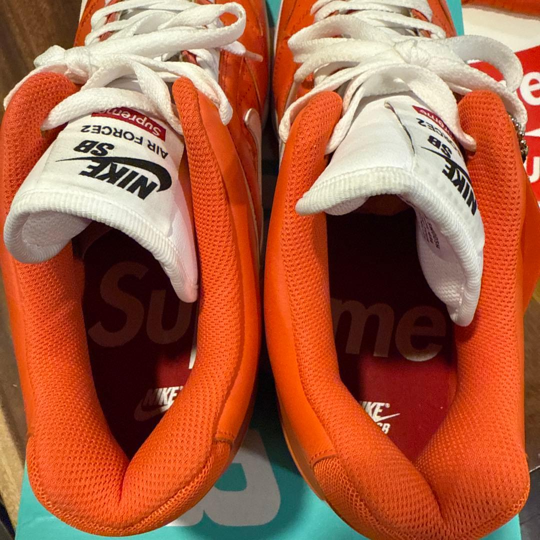 NIKE × Supreme SB AIR FORCE 2 　US13　室内履き