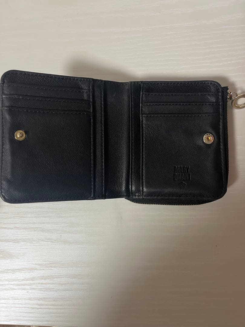 MARY QUANT ブラック 二つ折り財布