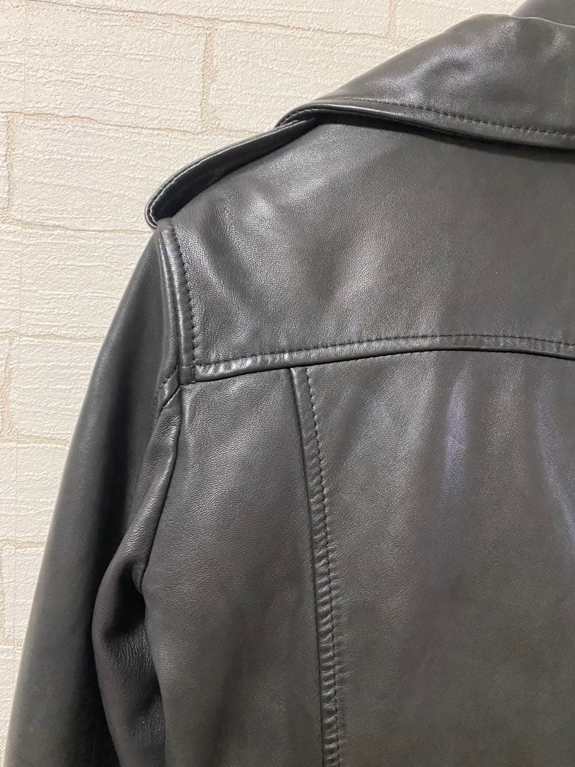 セール！ALLSAINTS オールブラック バイカージャケット 未使用