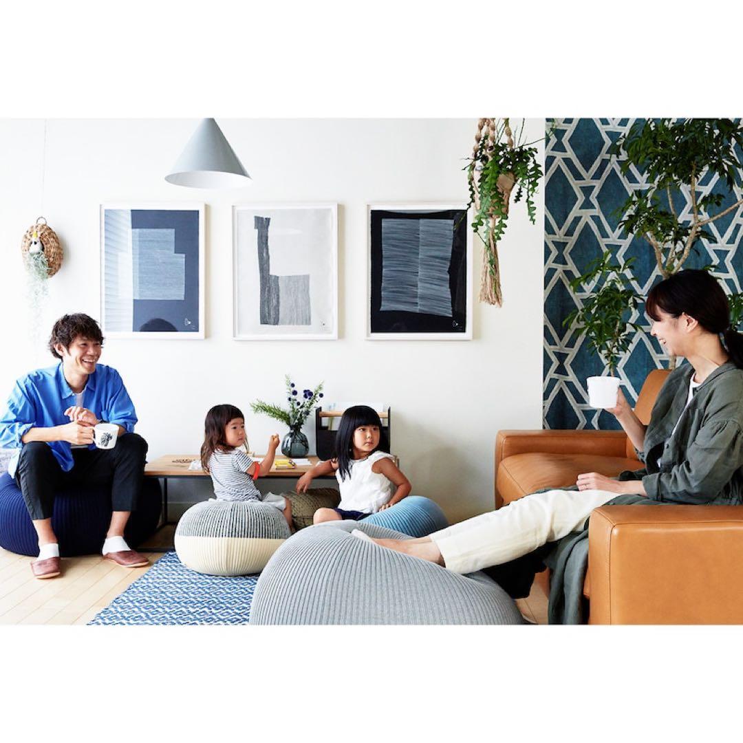 IDEE イデー プーフ PUUF グレー Ｗｈｉｔｅ　×　Ｂｌａｃｋ　Ｍｉｘ