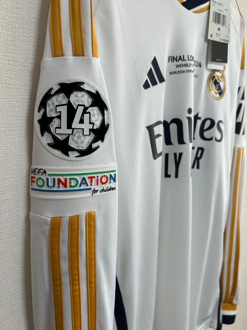 【新品未使用】レアル・マドリード ユニフォーム ベリンガム ドルトムント戦