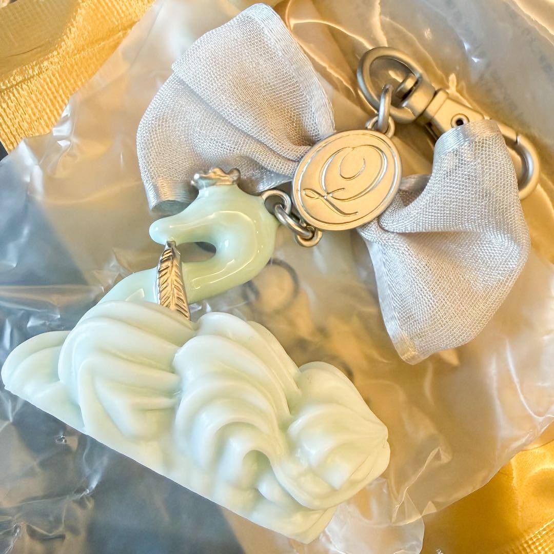 Q-pot. キューポット バッグチャーム キーホルダー ブルースワン 白鳥の湖