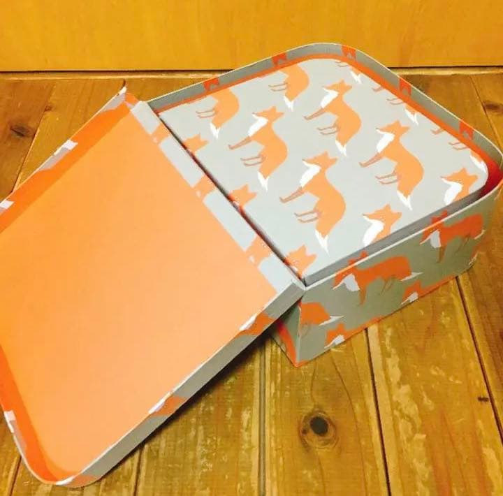 キツネ柄ペーパートランク　3点セット