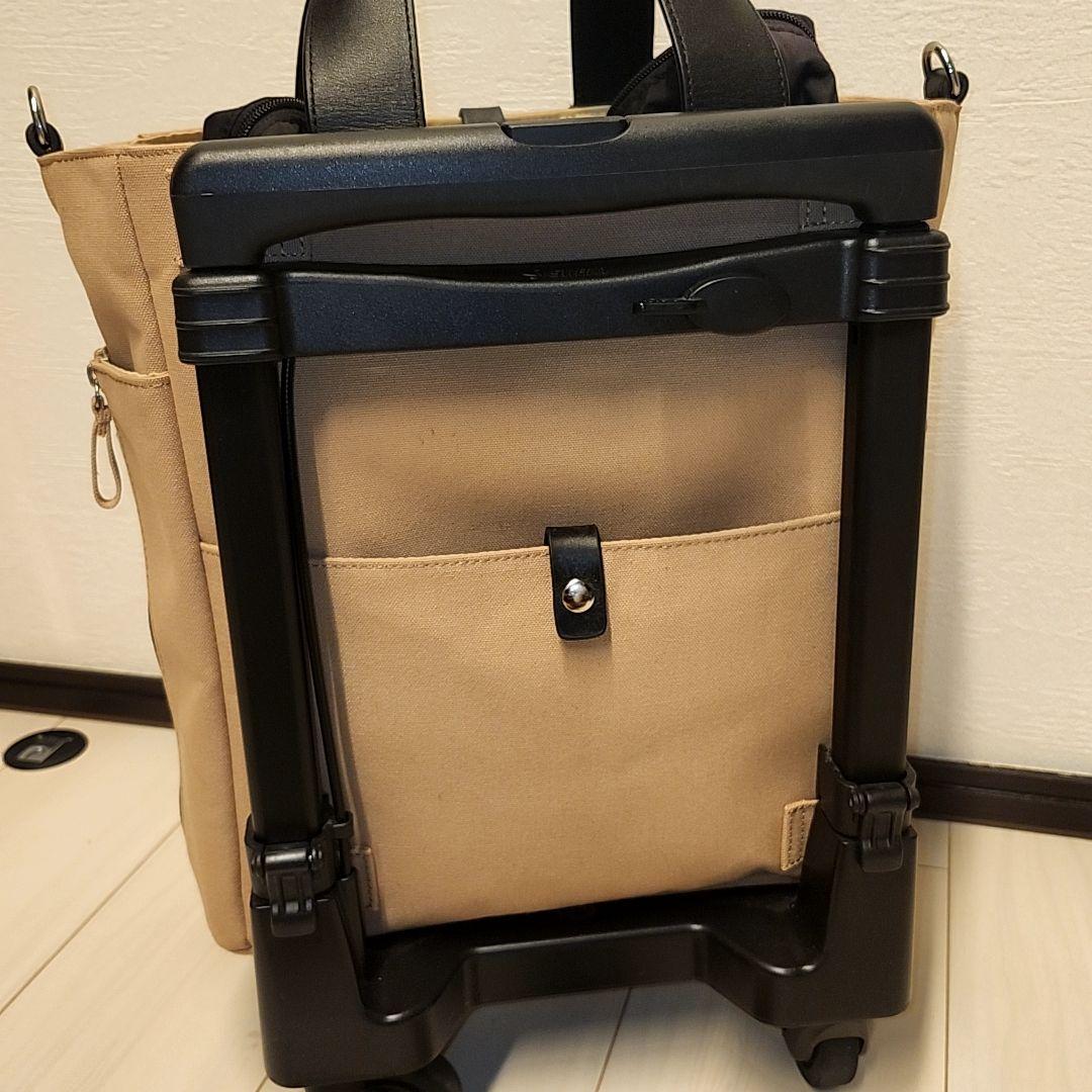 SWANY スワニー　キャリーバッグ ベージュ ブラック　美品