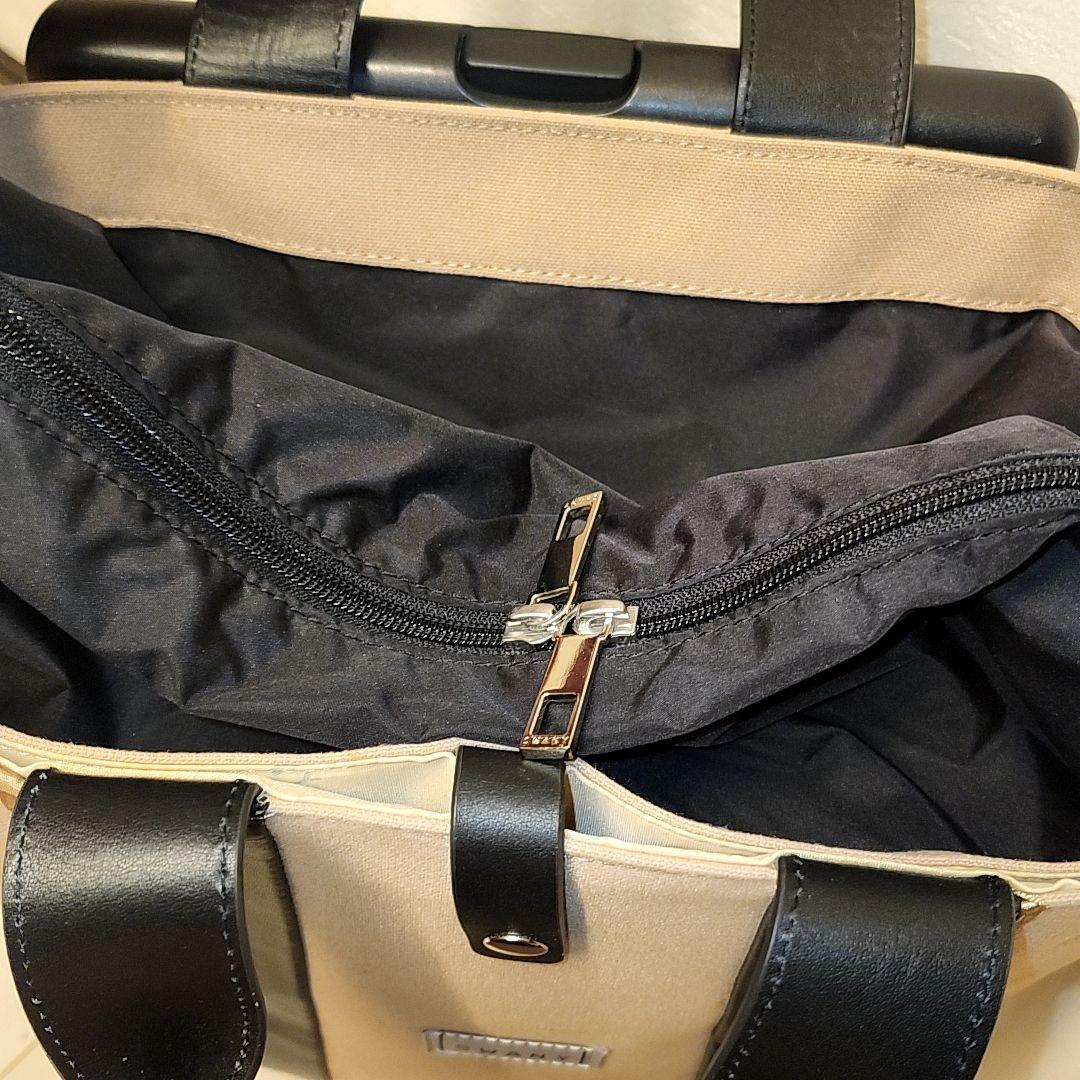 SWANY スワニー　キャリーバッグ ベージュ ブラック　美品