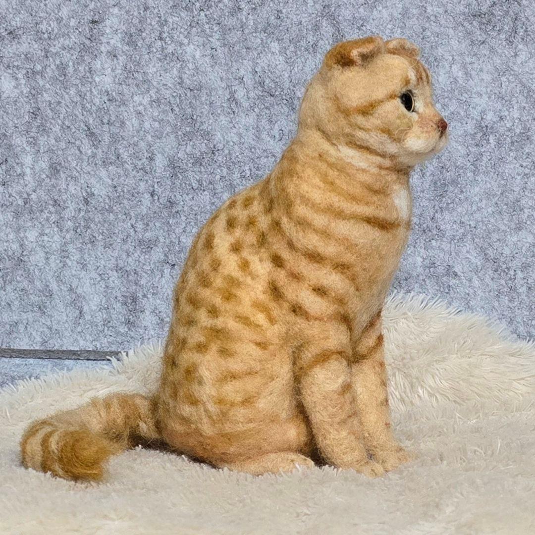 羊毛フェルト オーダー猫 ポニョ様