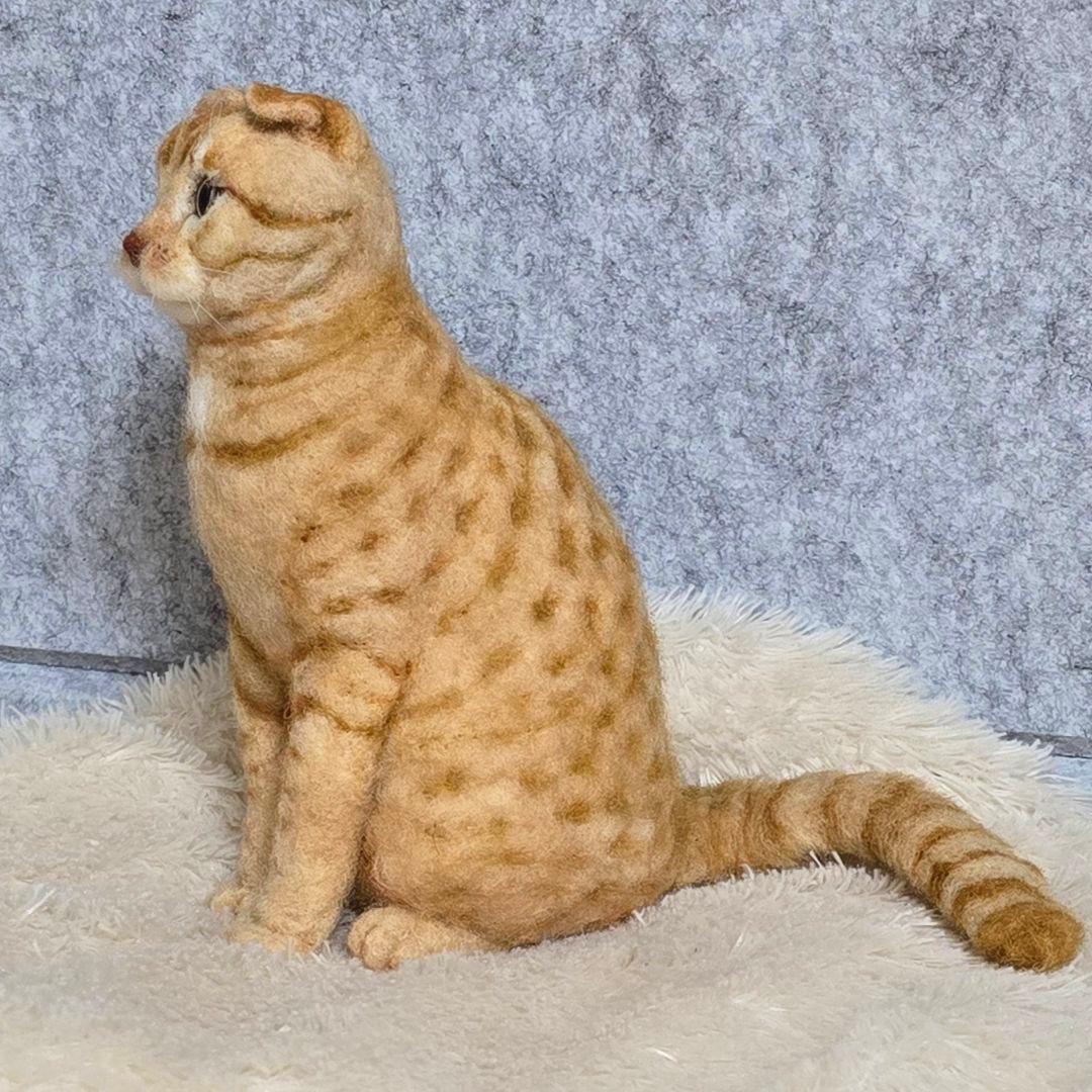 羊毛フェルト オーダー猫 ポニョ様