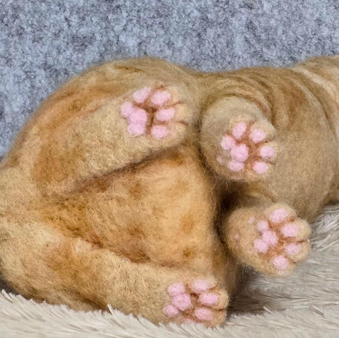 羊毛フェルト オーダー猫 ポニョ様