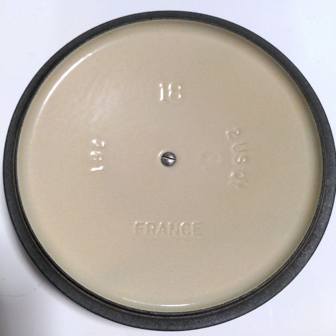 ルクルーゼ　ココットロンド　18cm ブルー