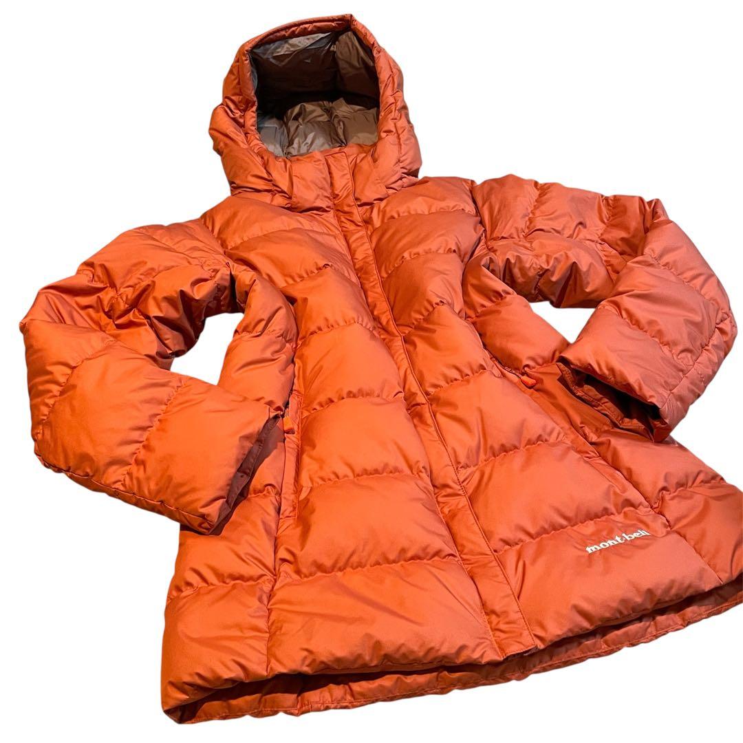 【希少・廃盤デザイン✨】 モンベル　トラベルダウンパーカ　フード着脱可　極美品✨