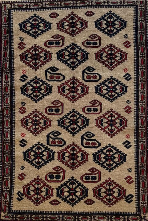 【新品未使用】アフガニスタン 絨毯 バローチ絨毯　ペルシャ