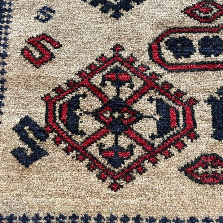 【新品未使用】アフガニスタン 絨毯 バローチ絨毯　ペルシャ