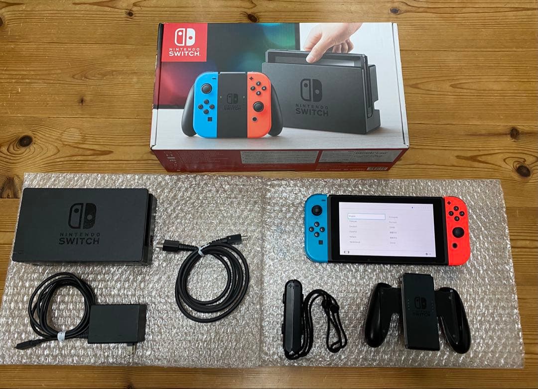 【完品】Nintendo Switch バッテリー強化　ネオンレット　ブルー