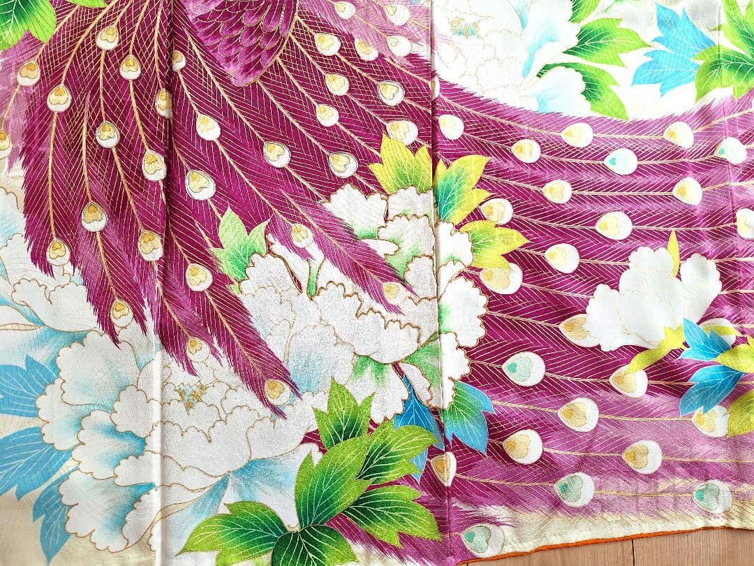 着物リメイクワンピース3606