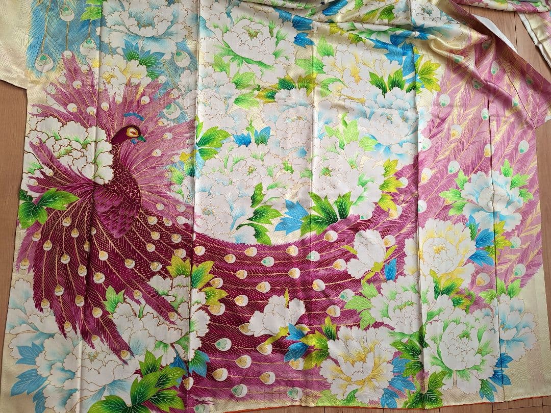 着物リメイクワンピース3606