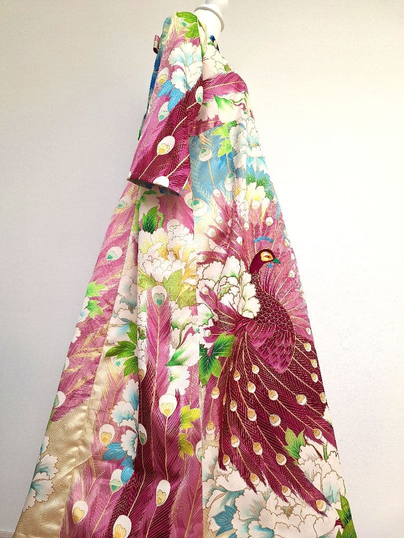 着物リメイクワンピース3606