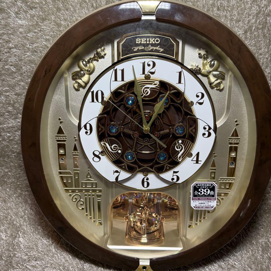 SEIKO 掛時計　電波からくり掛時計 RE579B
