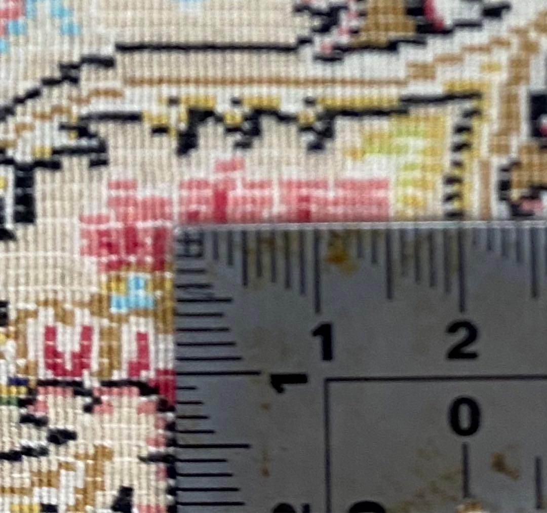 ペルシャ絨毯 イラン クム産　シルク100% 手編み　289万ノット