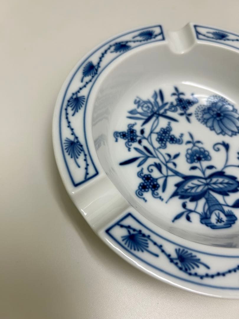 マイセン　ブルーオニオン　灰皿　直径約17㎝