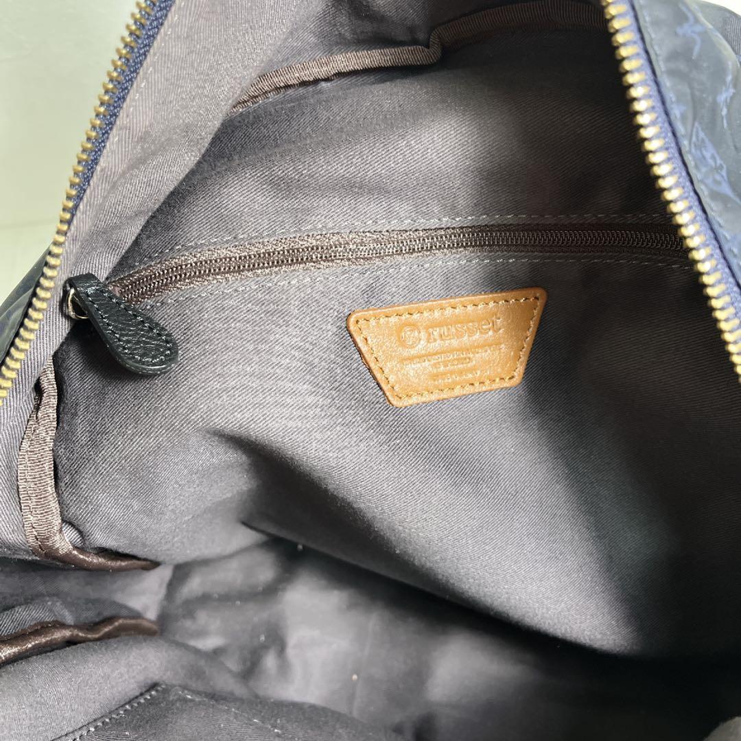 【美品】russet バックパック 2way ネイビー