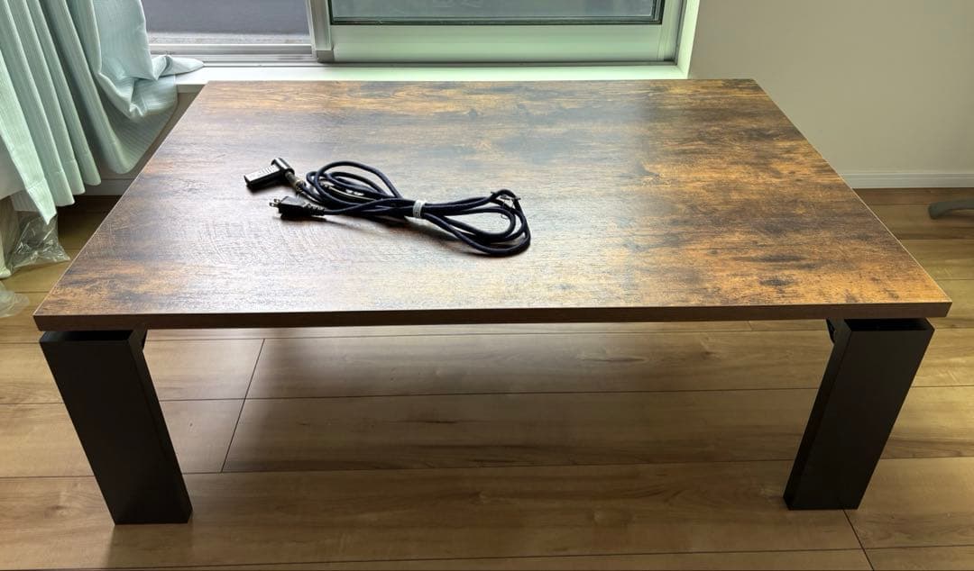 本体と布団類セット！ニトリ　ヴィンテージこたつ　ブラウン　105×70