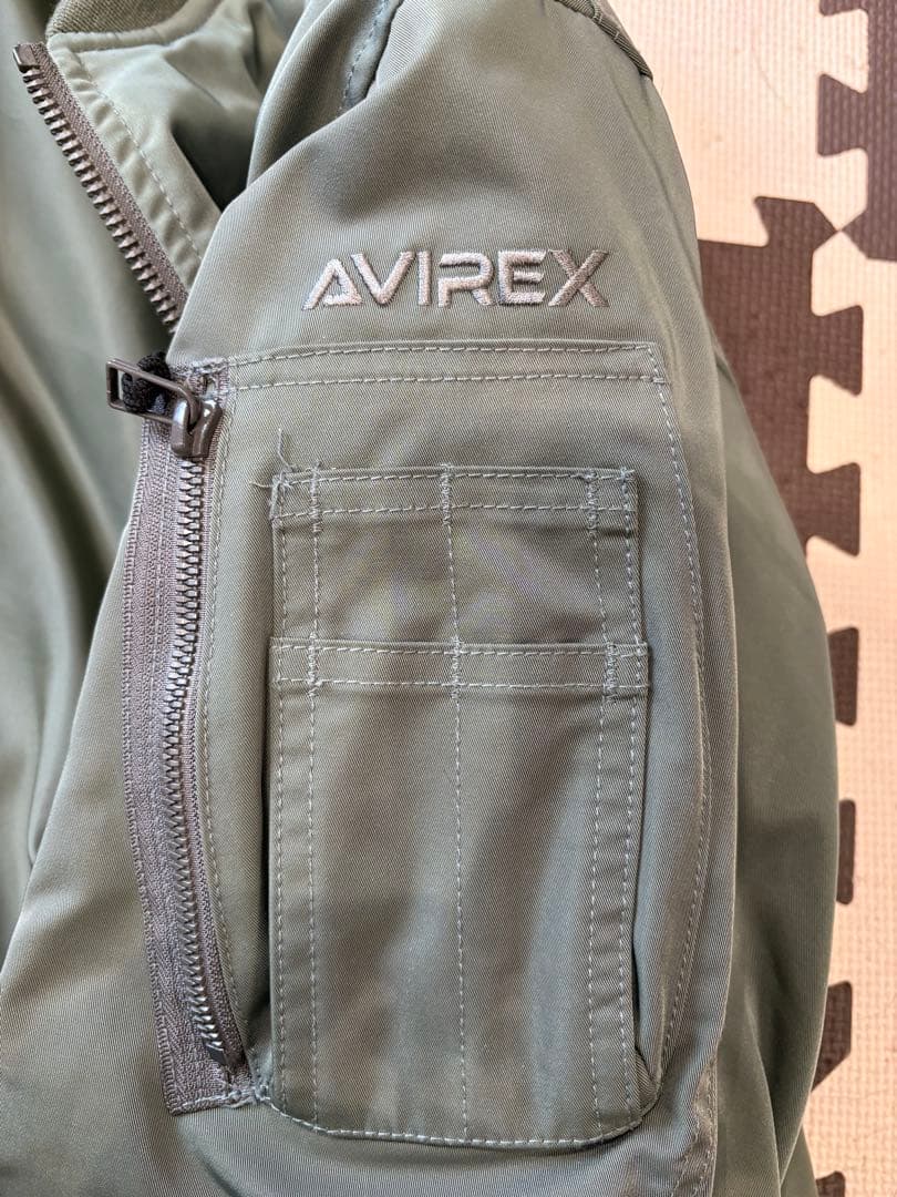 AVIREX MA-1ジャケット Lサイズ オリーブグリーン　6112176