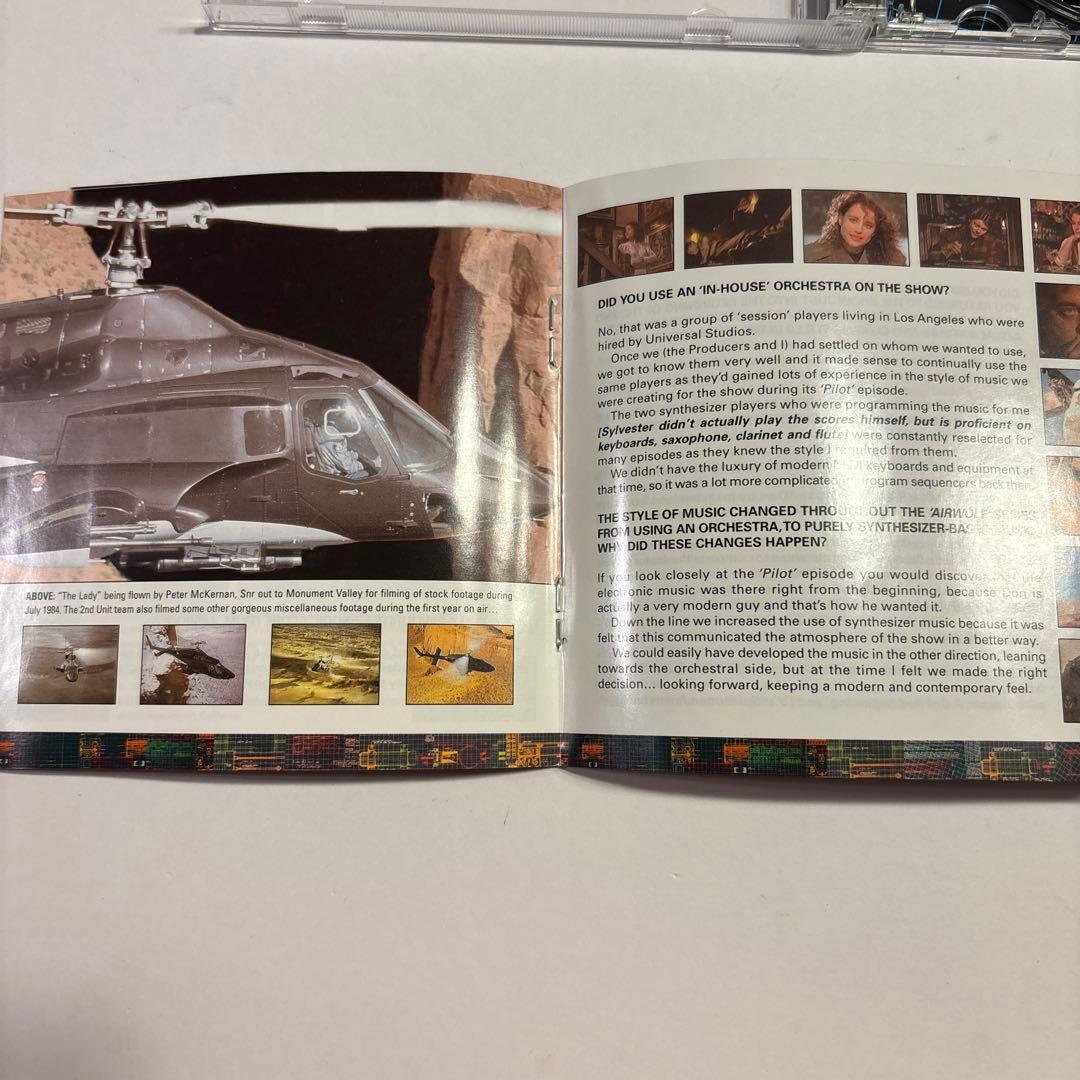 【2枚セット】超音速攻撃ヘリエアーウルフ オリジナルサウンドトラック　CD