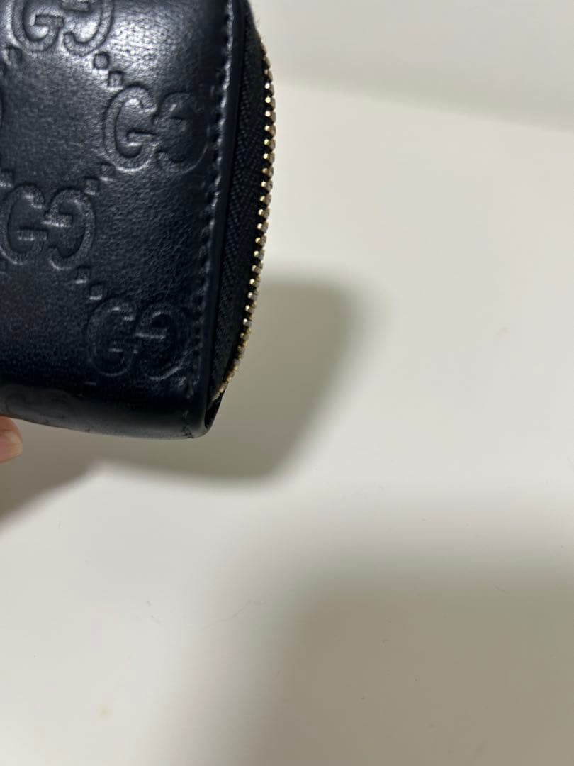 GUCCI ブラック GGパターン ケース