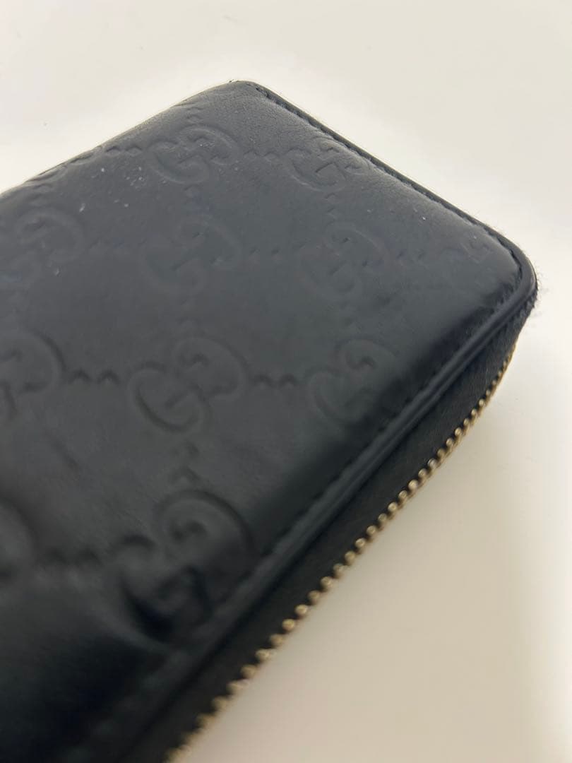 GUCCI ブラック GGパターン ケース