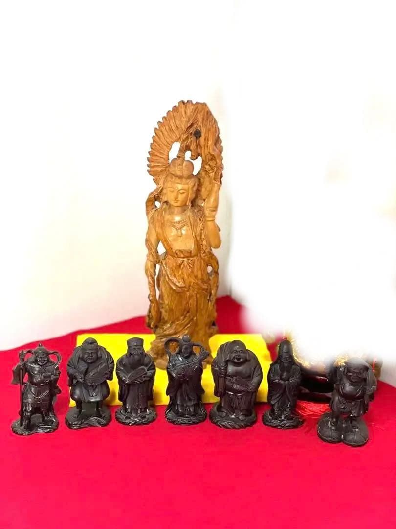 ✨開運&インテリアに✨七福神X7体✨と仏像X1✨✨8点セット
