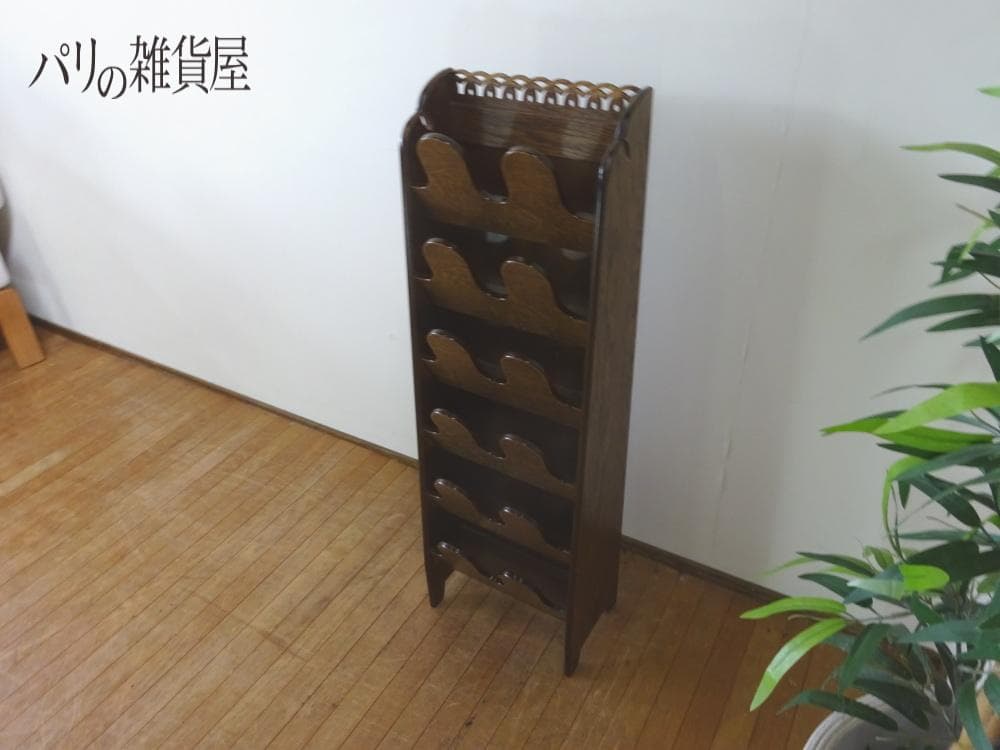パリの雑貨屋　F-98　スリッパラック　（B）6組　玄関収納　美品