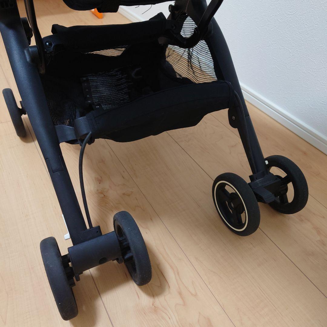 【ポキットエア】 POCKIT 折りたたみベビーカー グレー