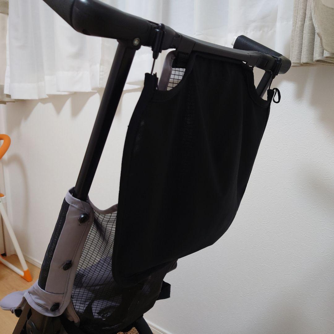【ポキットエア】 POCKIT 折りたたみベビーカー グレー
