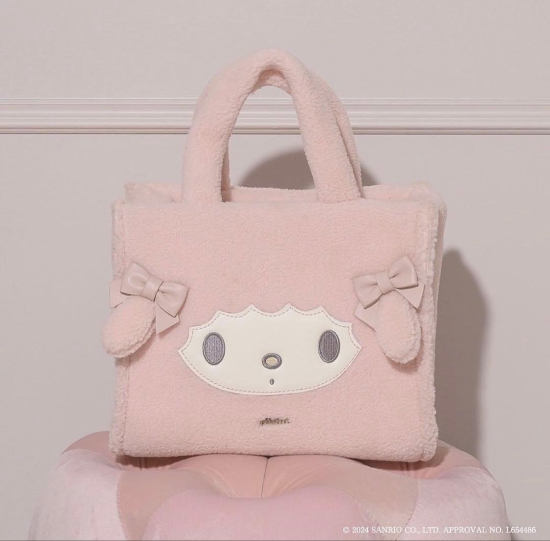 pium マイスウィートピアノ ボアミニトートバッグ