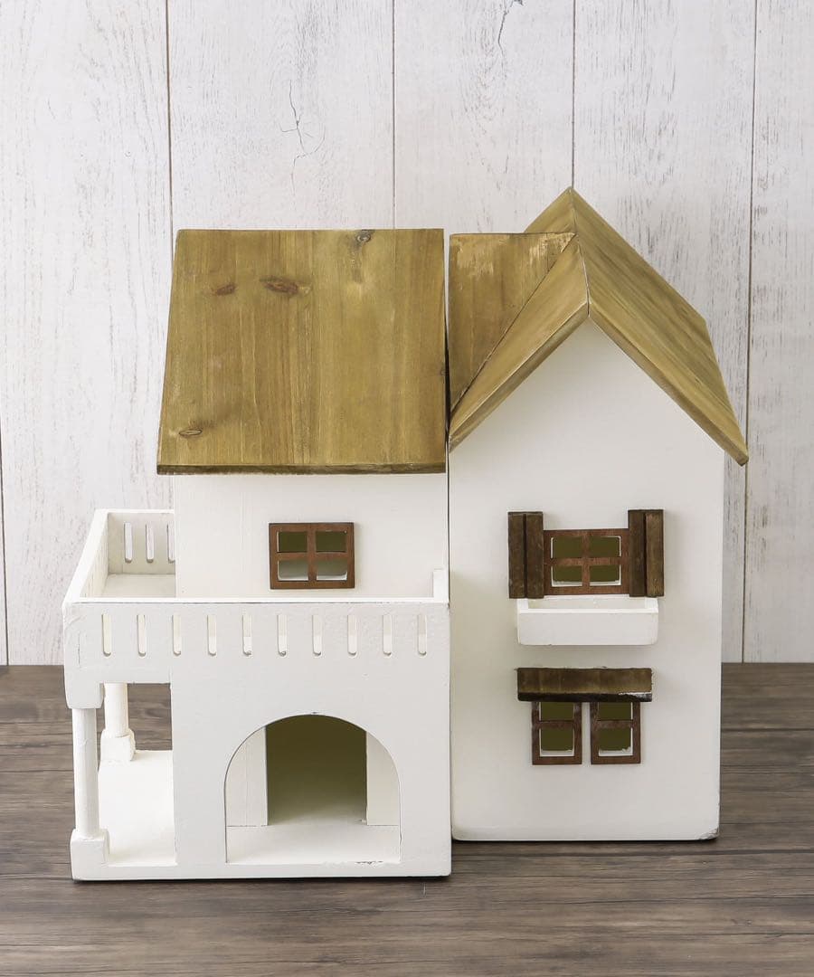 【美品】salut! サリュ tinytownの大きなおうち 木製 ドールハウス